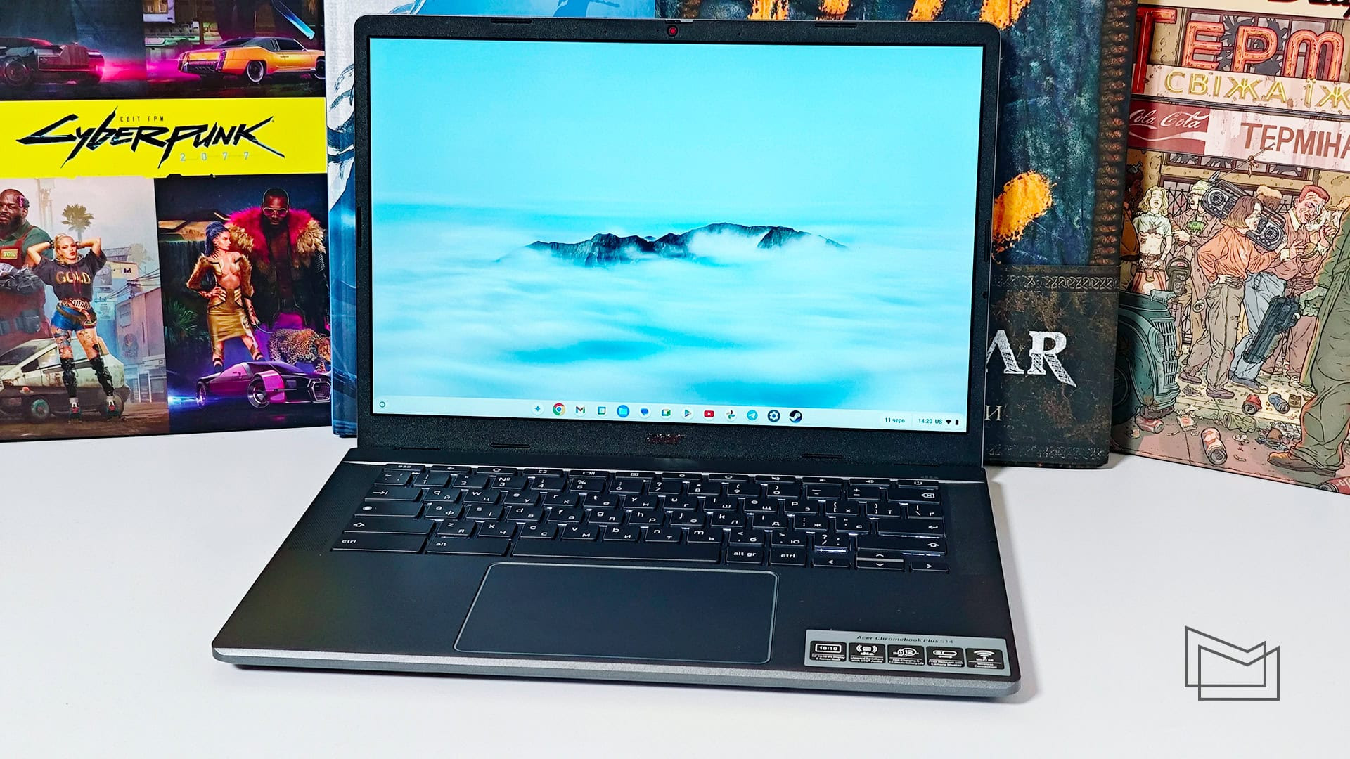 Огляд Acer Chromebook Plus 514 (CB514-3HT): конструкція