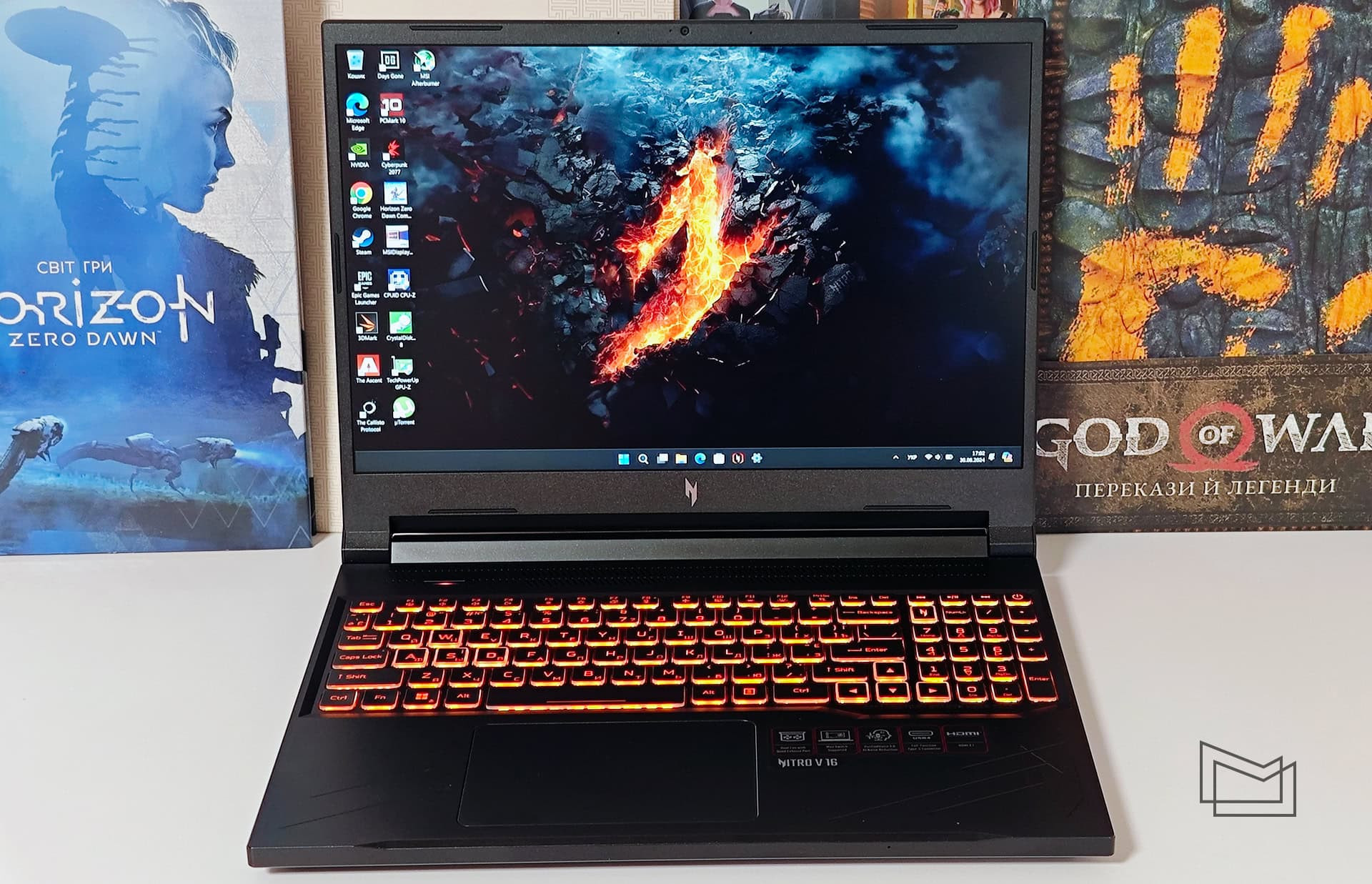 Огляд Acer Nitro V 16: зовнішній вигляд