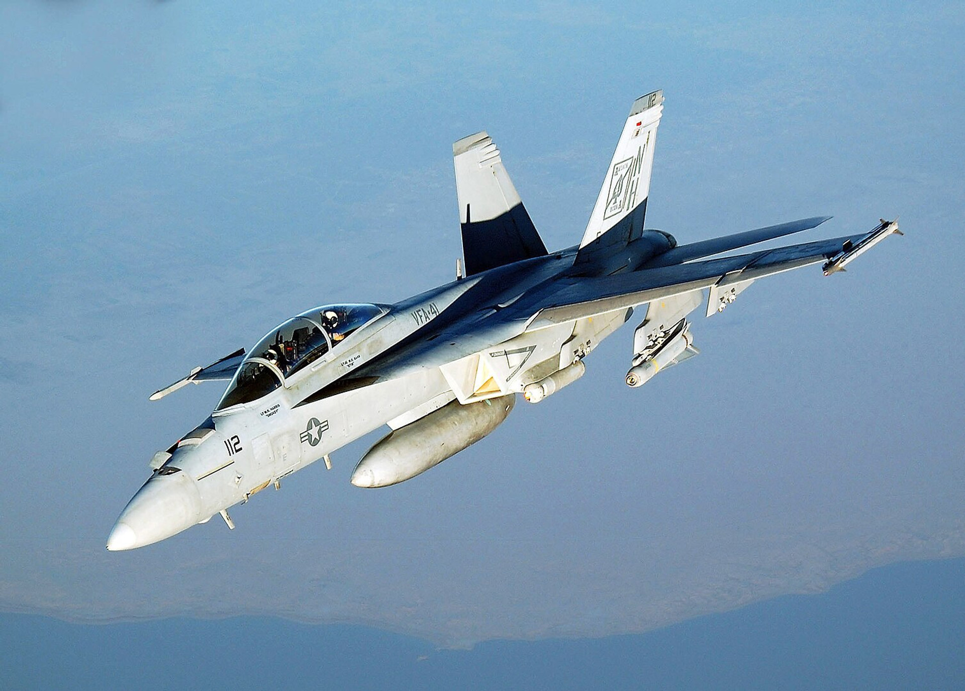Американський винищувач F/A-18F Super Hornet
