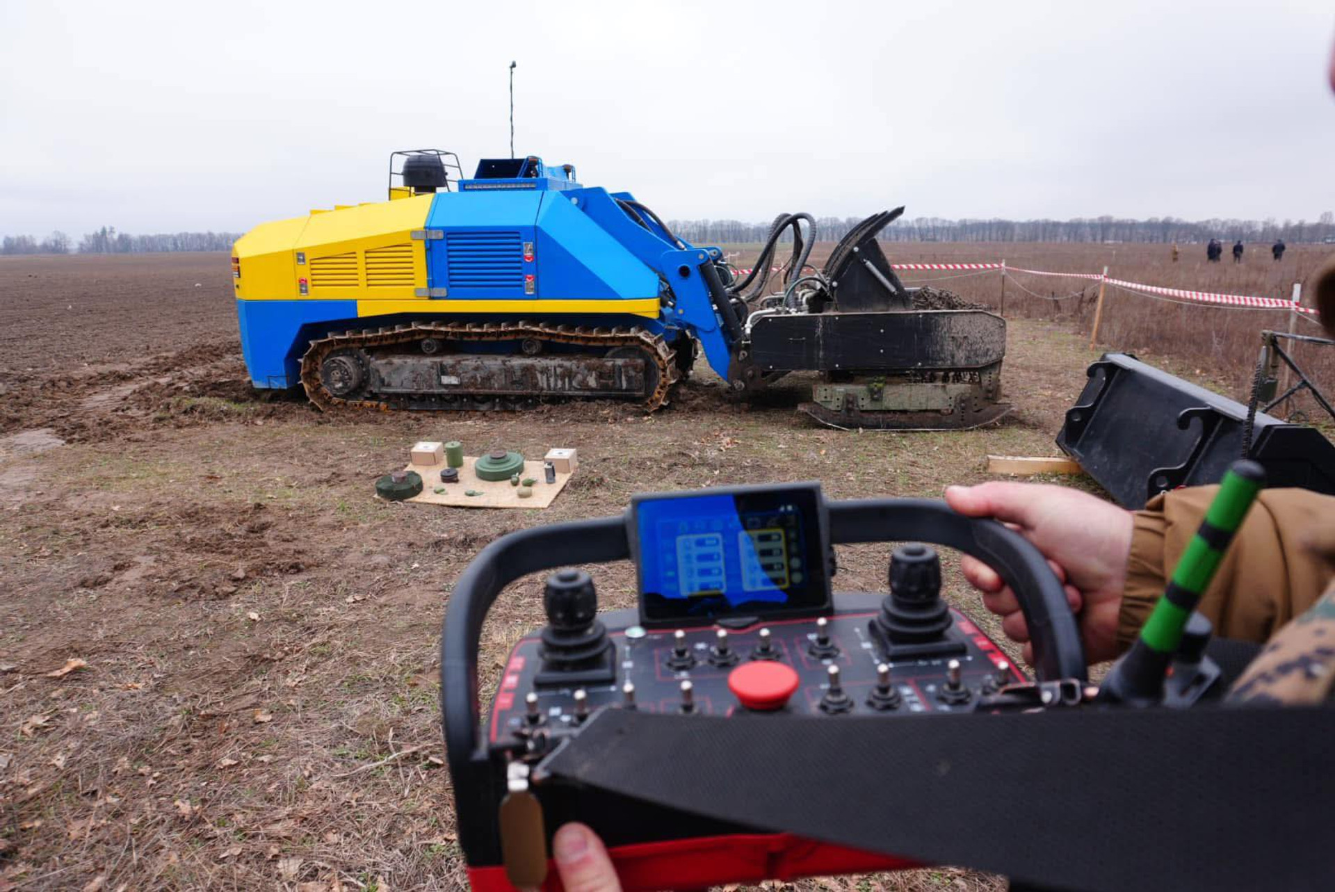 Germina URCM-3000 розробки та виробництва КЗВВ. Фото: Ukrainian demining services