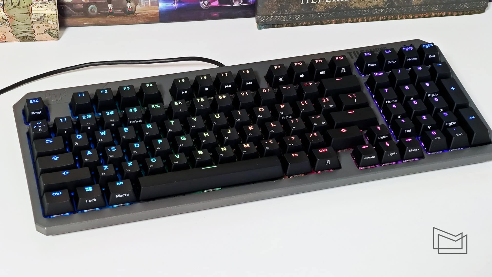 Огляд ASUS TUF Gaming K3 Gen II: конструкція