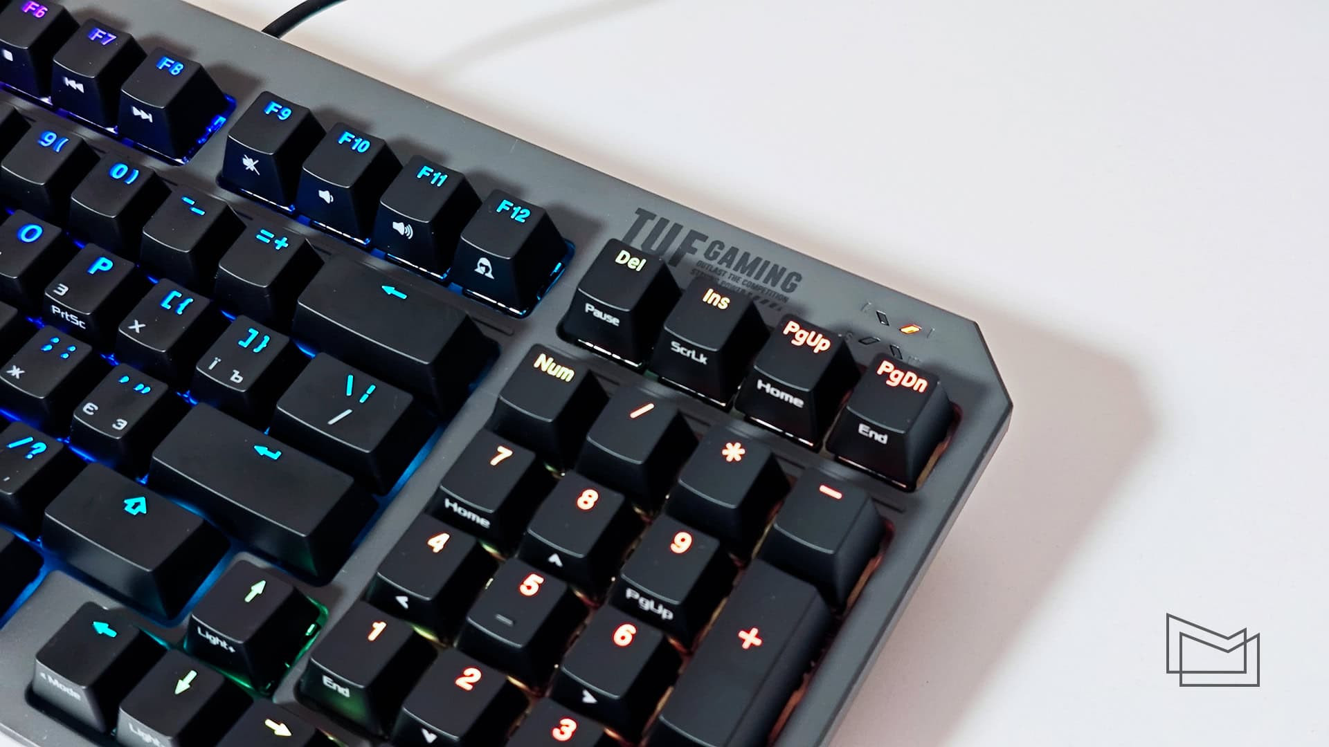 Огляд ASUS TUF Gaming K3 Gen II: конструкція