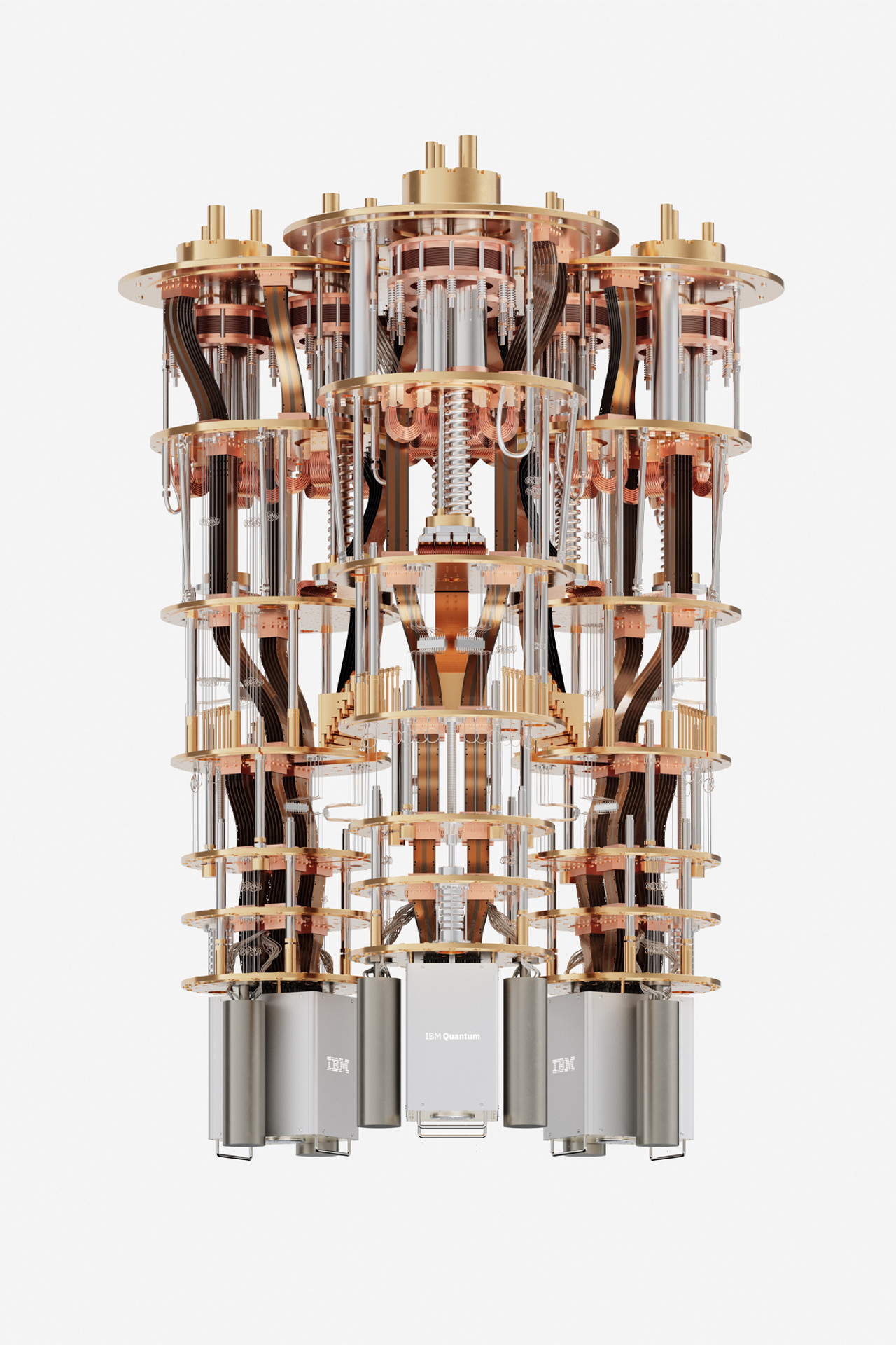 IBM Quantum System Two (рендер інтер'єру) – перший модульний квантовий комп'ютер компанії й наріжний камінь квантово-центричної архітектури суперкомп'ютерів IBM.