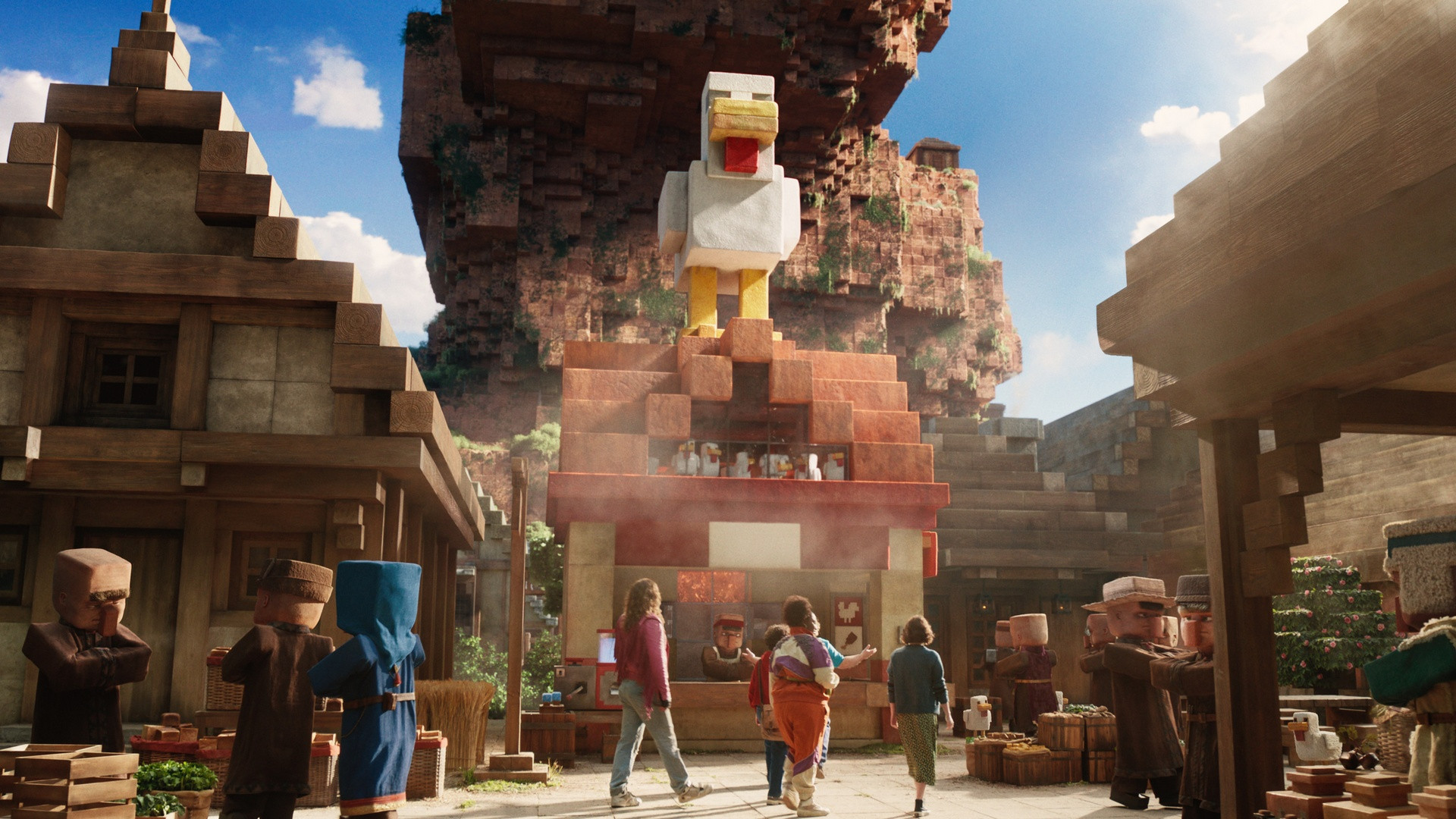 Still from the movie A Minecraft Movie