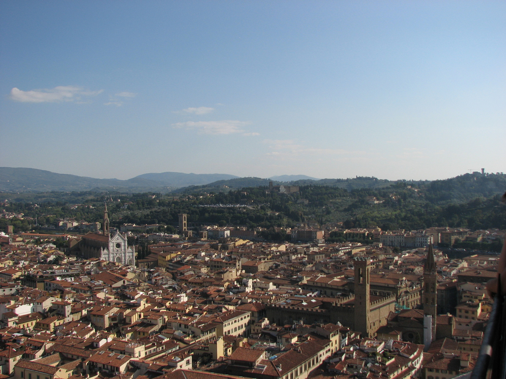 Florence from the roof of the Cathedral of Santa Maria del Fiore, 2008