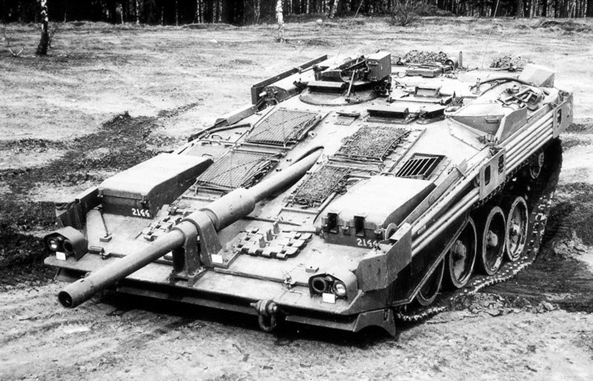 STRV 103 на полігоні / Фото з відкритих джерел