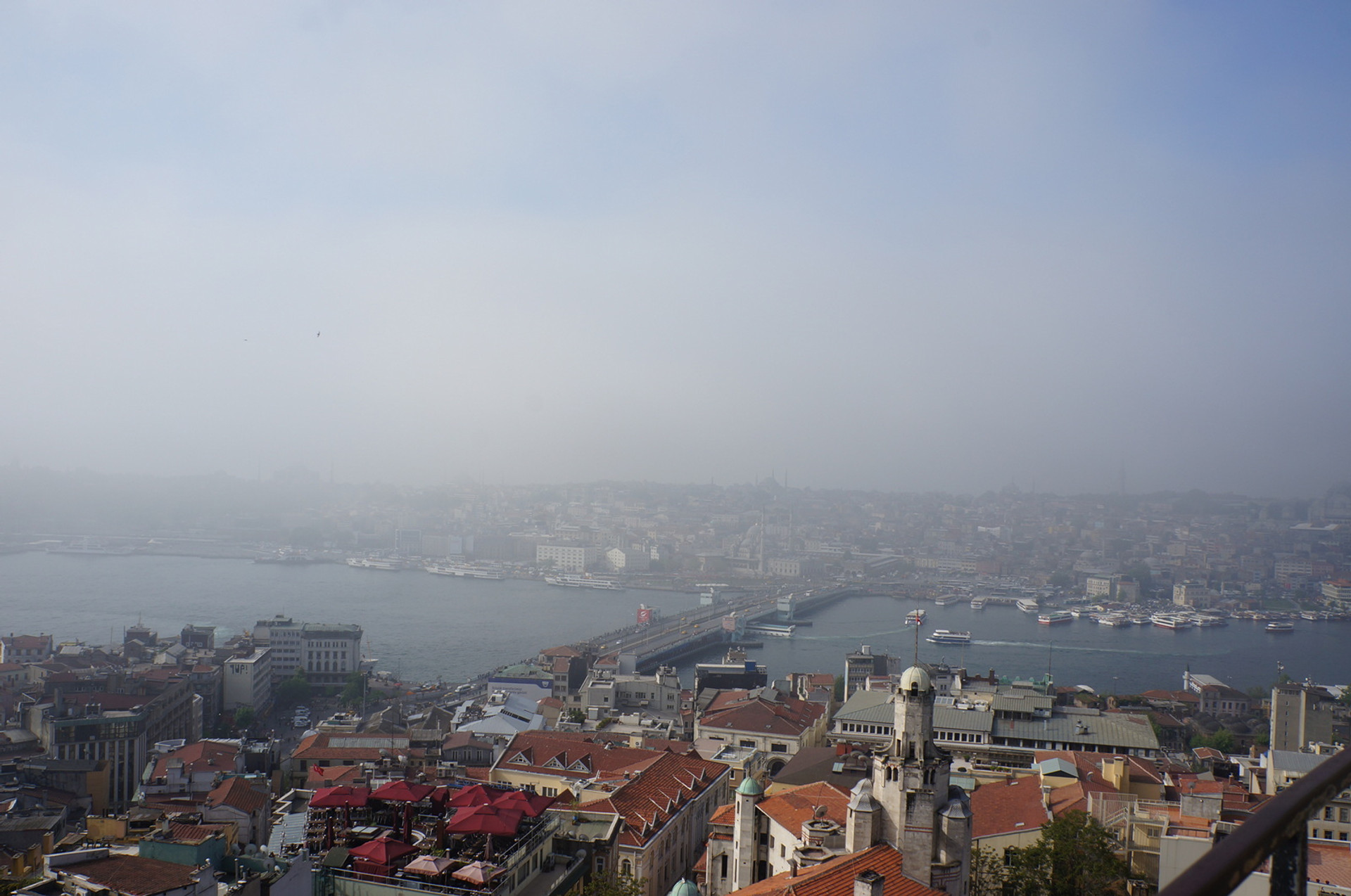 Istanbul and the Golden Horn from the Galata Tower, 2013