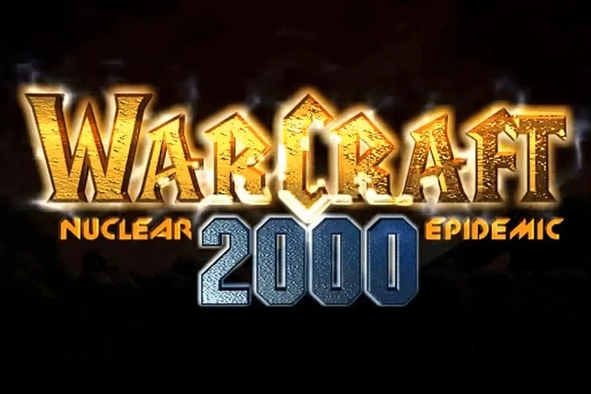 Титульний екран гри WarCraft 2000: Nuclear Epidemic (1998)