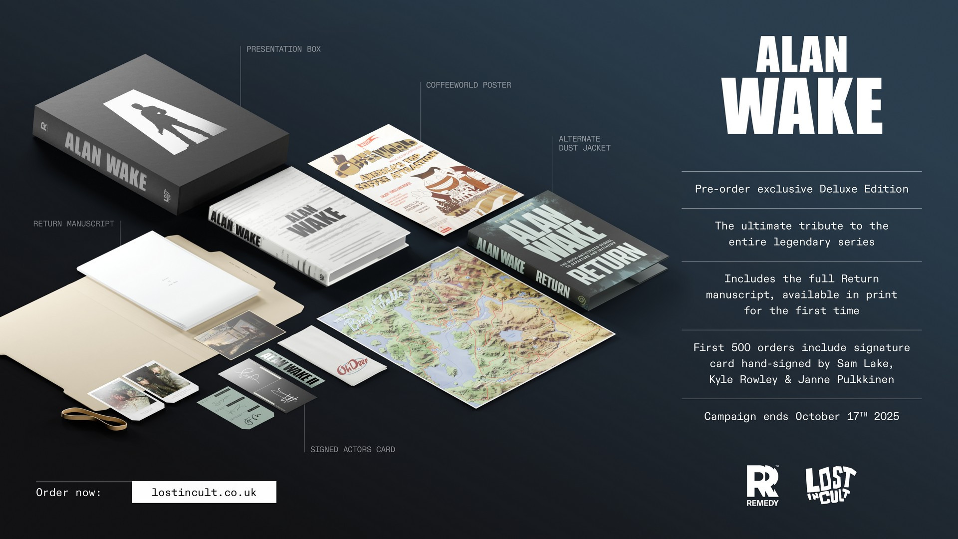 Святкова колекція матеріалів Alan Wake: Design Works
