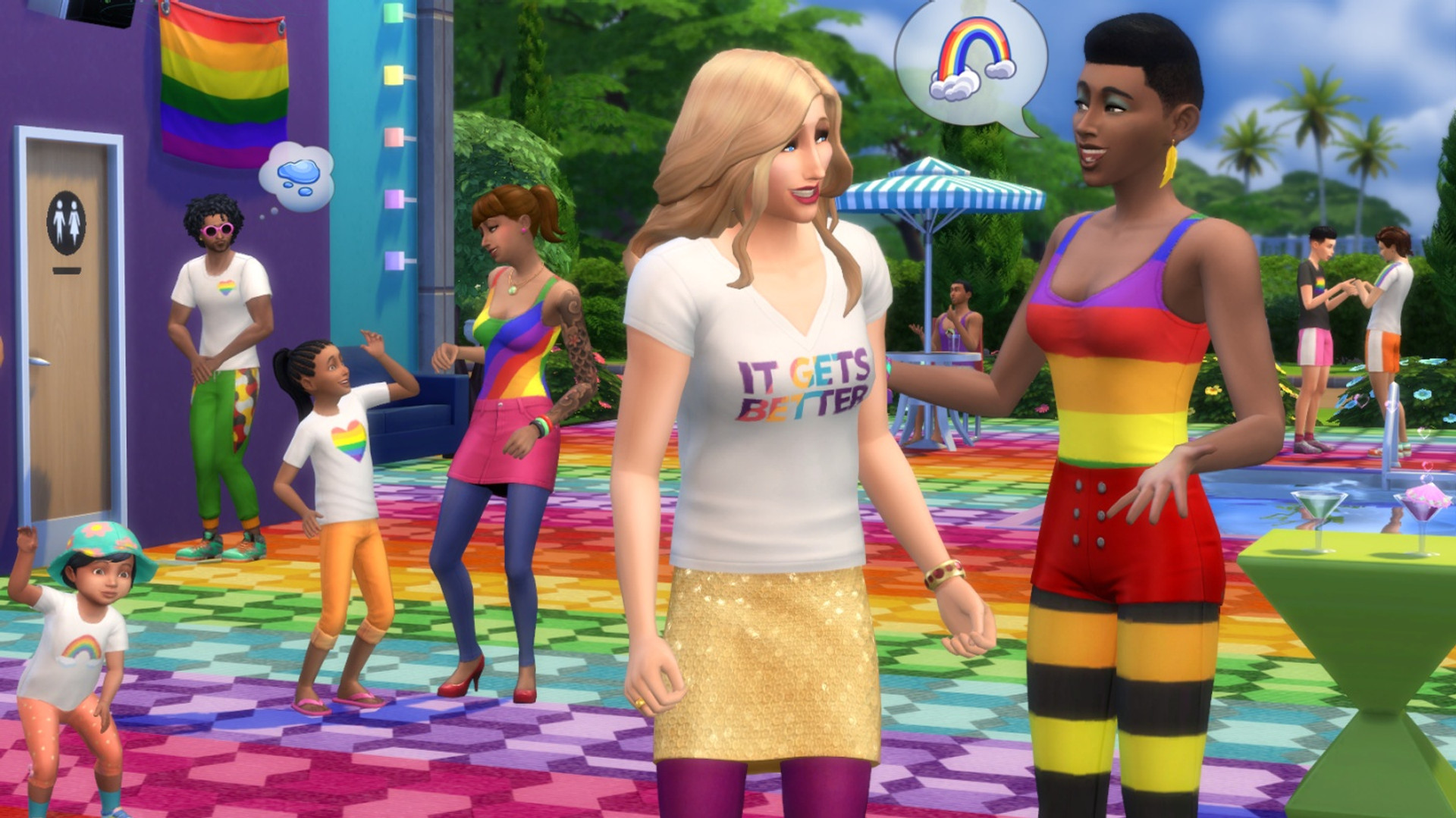 ЛГБТ+ контент в The Sims 4