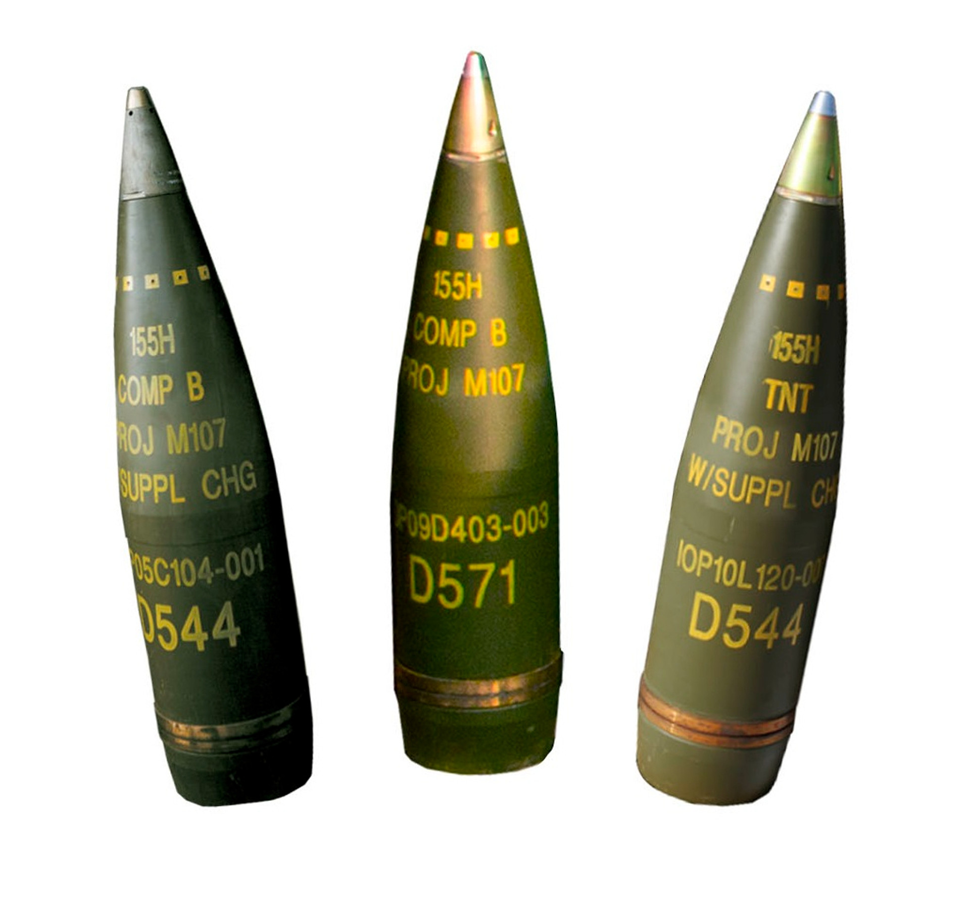 Снаряди М107