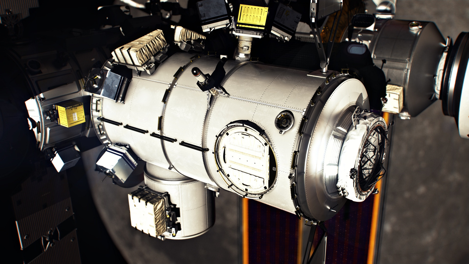Crew and Science Airlock Module станції Lunar Gateway, рендер, 2023 рік