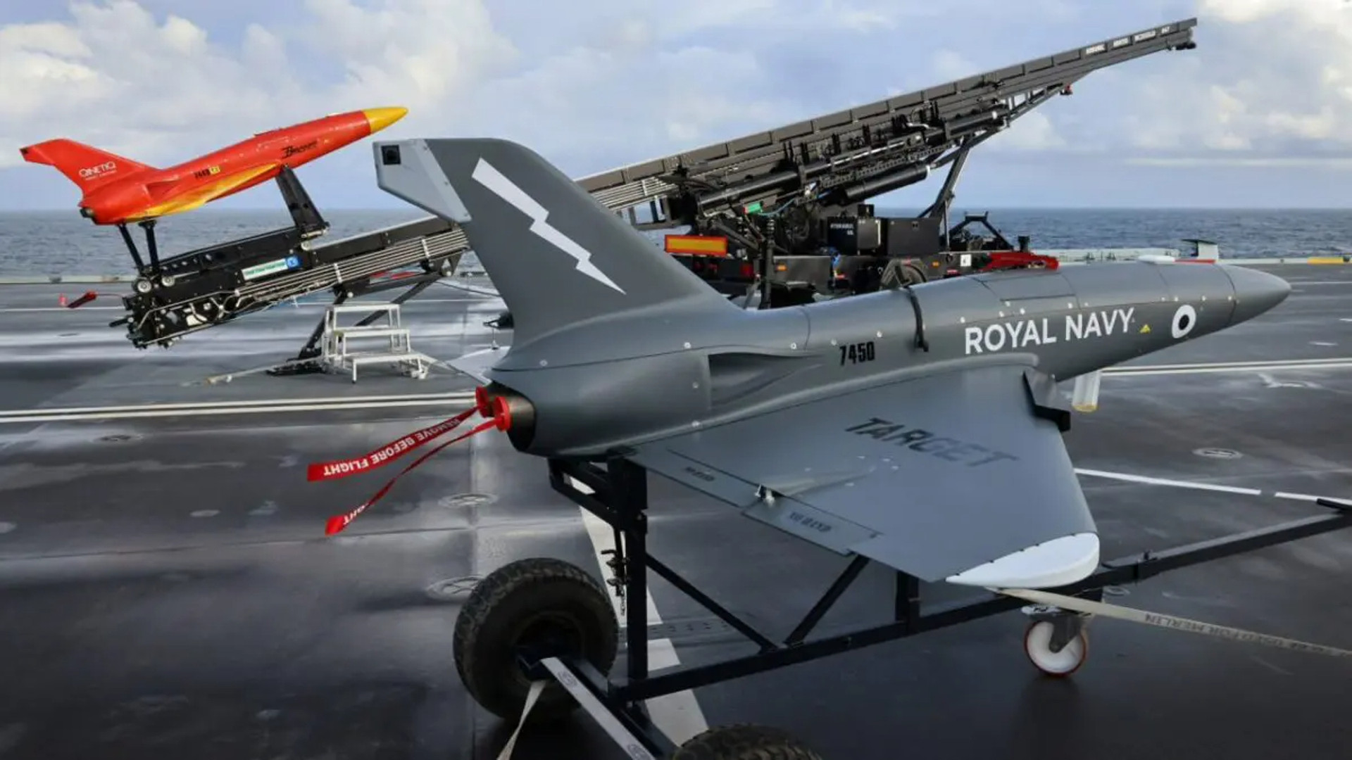 Безпілотник Banshee Jet 80 британського виробництва (ілюстрація)