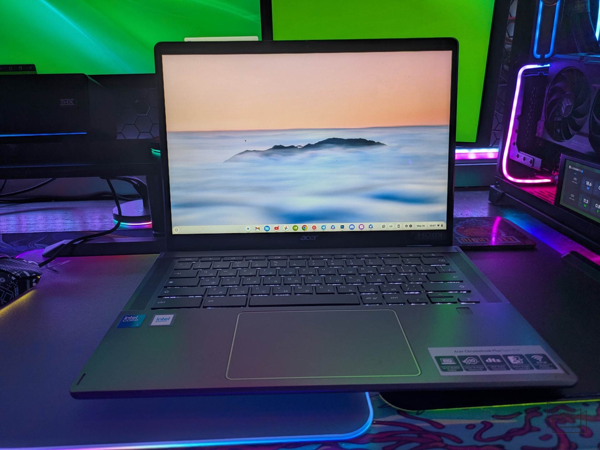 Ноутбучний режим робочого столу ChromeOS