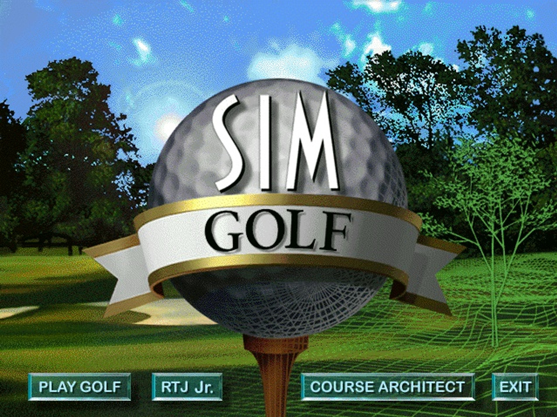 Скриншот з гри SimGolf (1996)