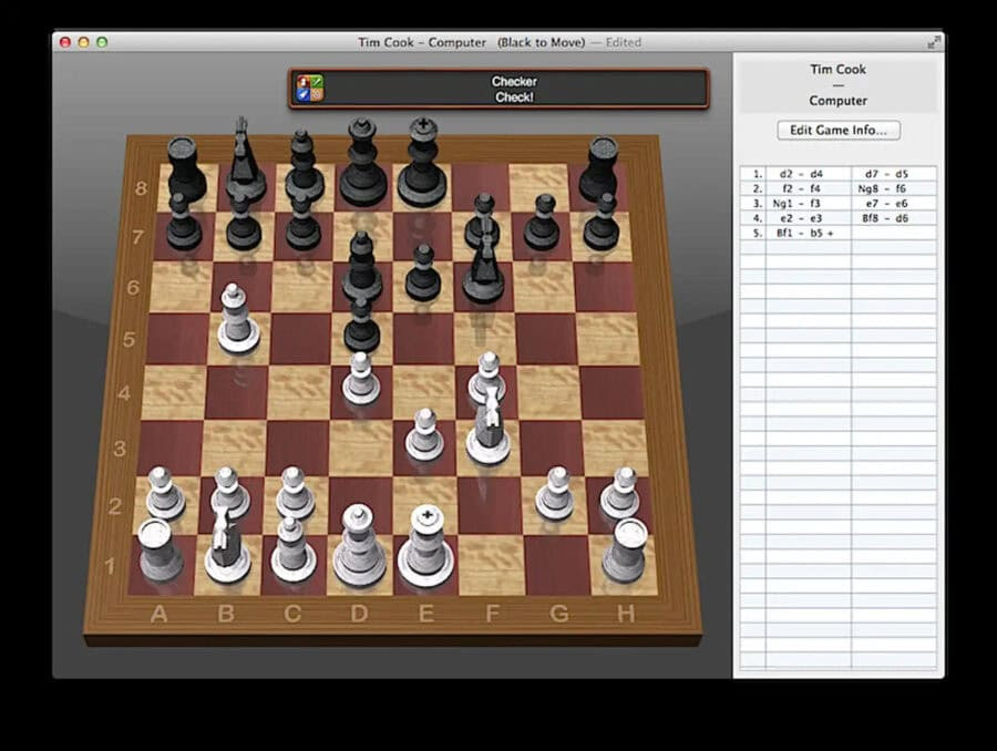 MacOS 15 Mac Chess