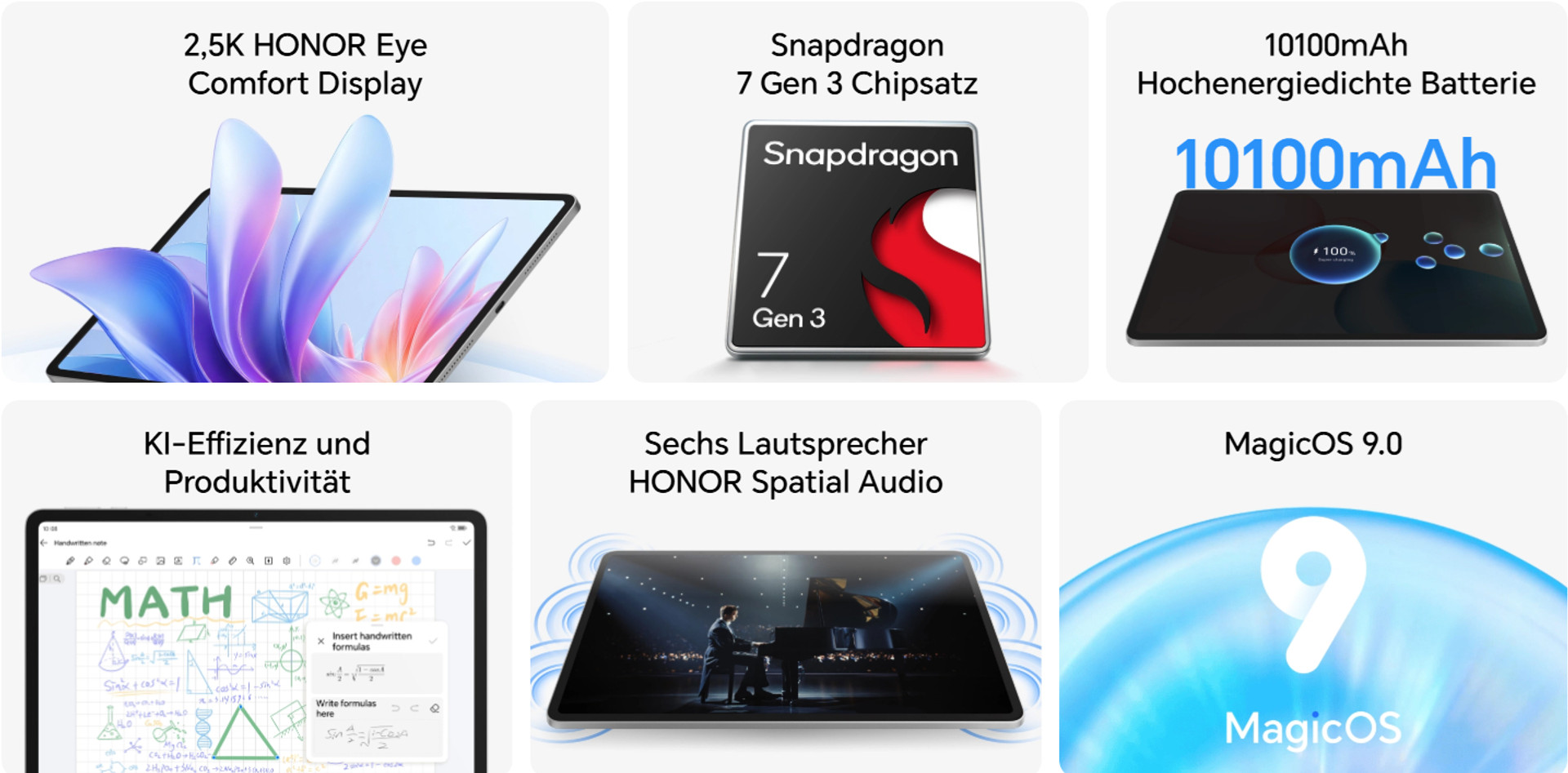 Основні специфікації Honor Pad 10