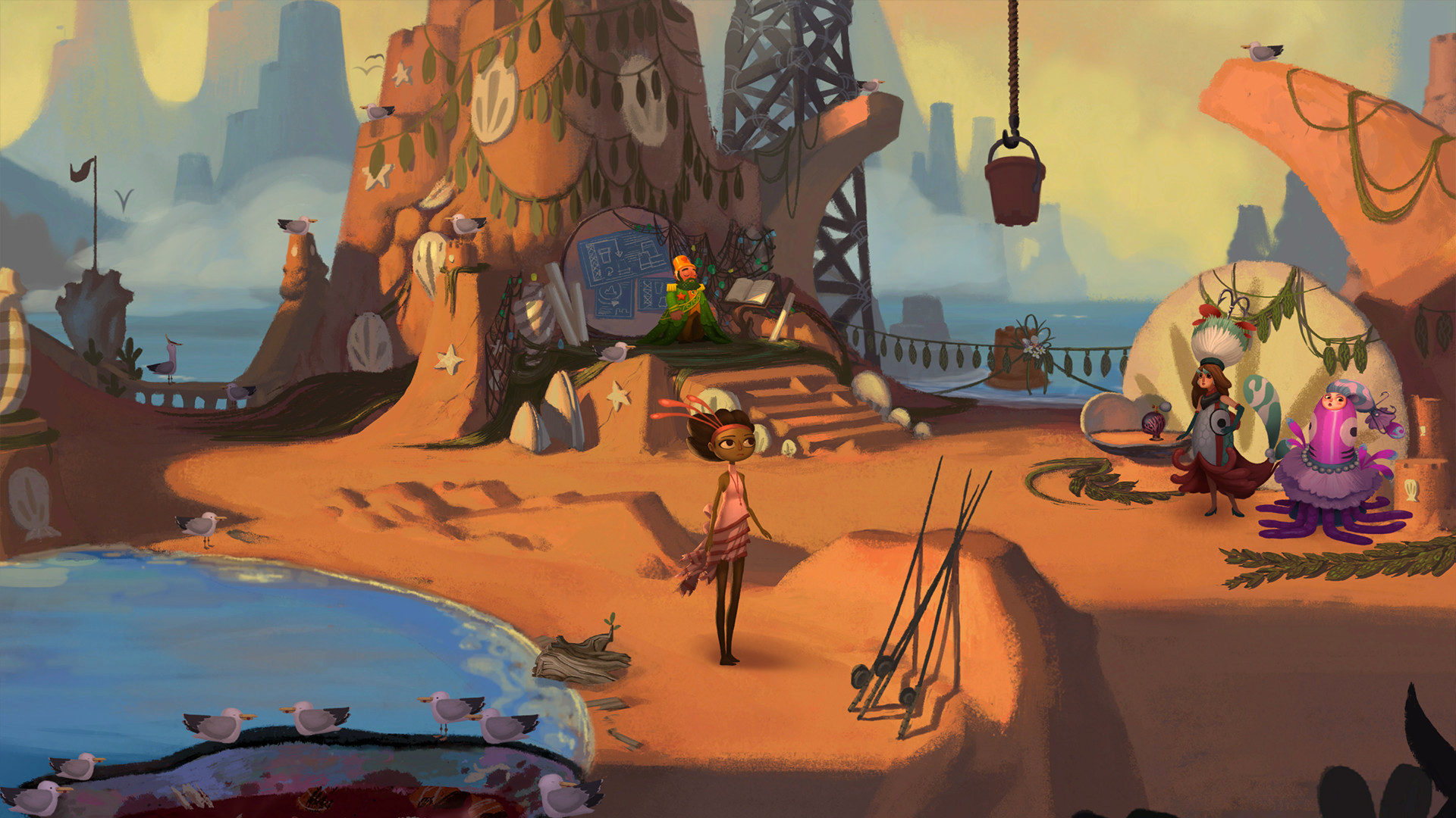 Кадр з гри Broken Age (2014)