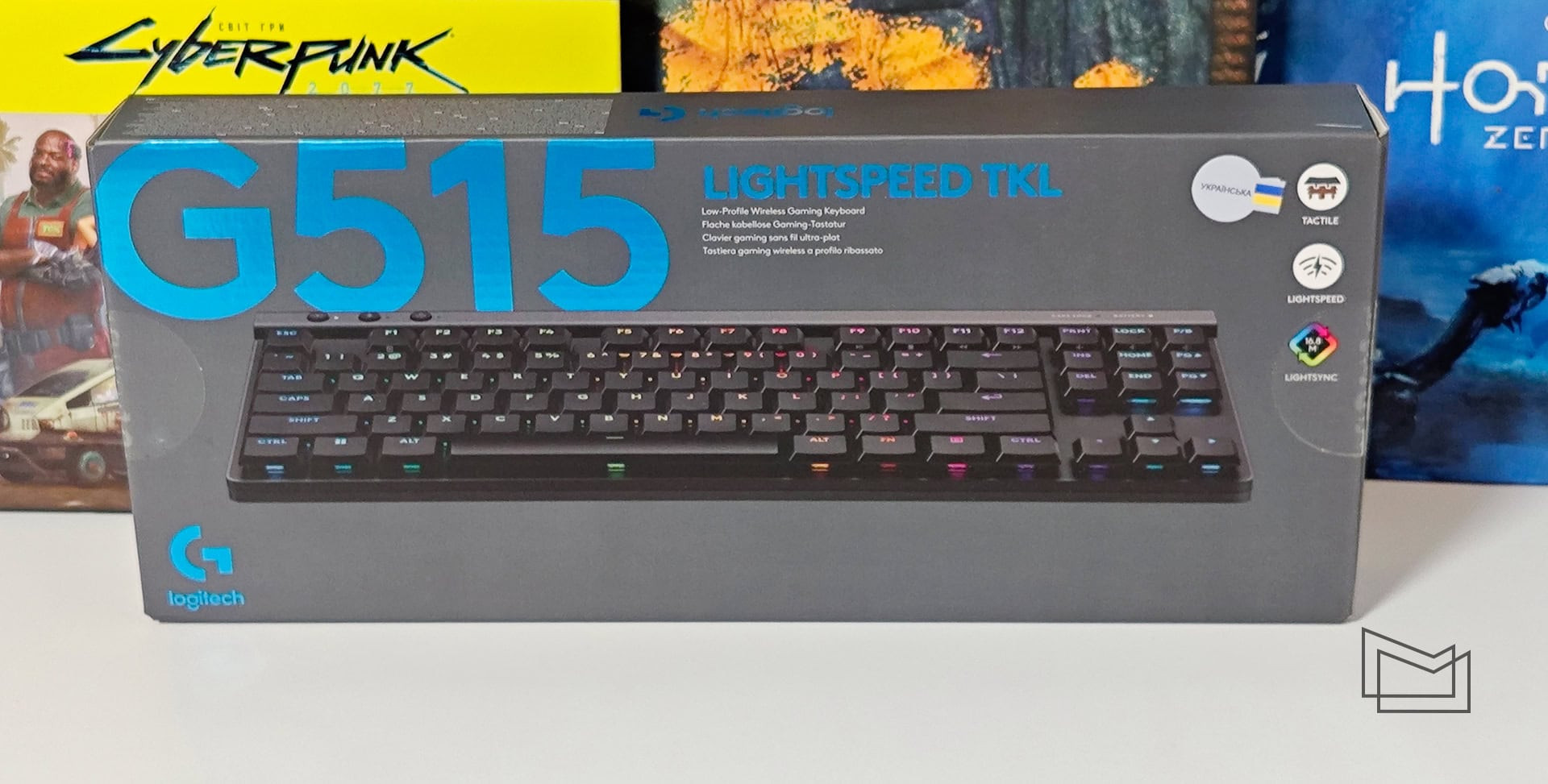 Огляд Logitech G515 Lightspeed TKL: комплект постачання