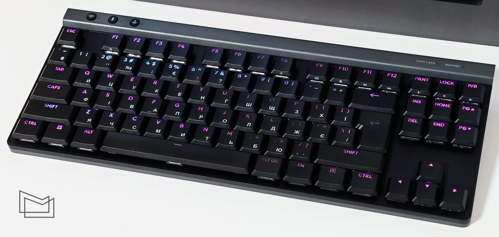 Огляд Logitech G515 Lightspeed TKL: конструкція