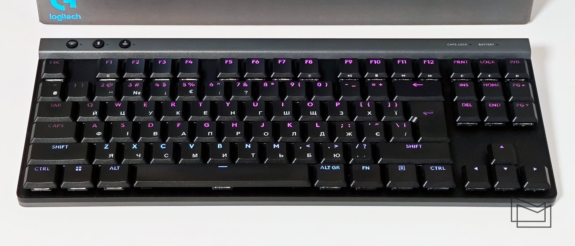 Огляд Logitech G515 Lightspeed TKL: конструкція