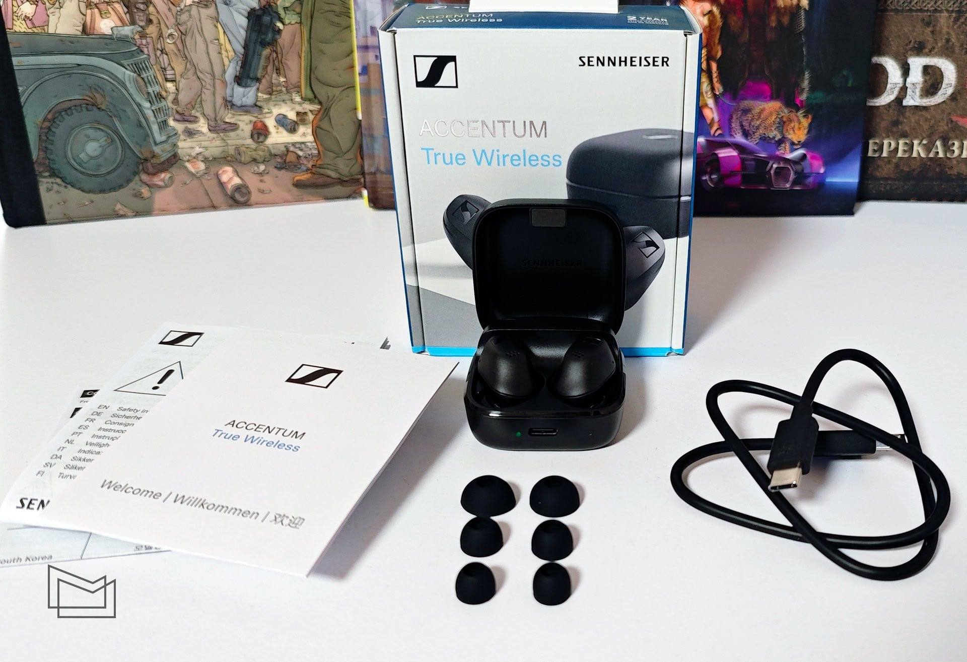 Огляд Sennheiser ACCENTUM True Wireless: комплект постачання