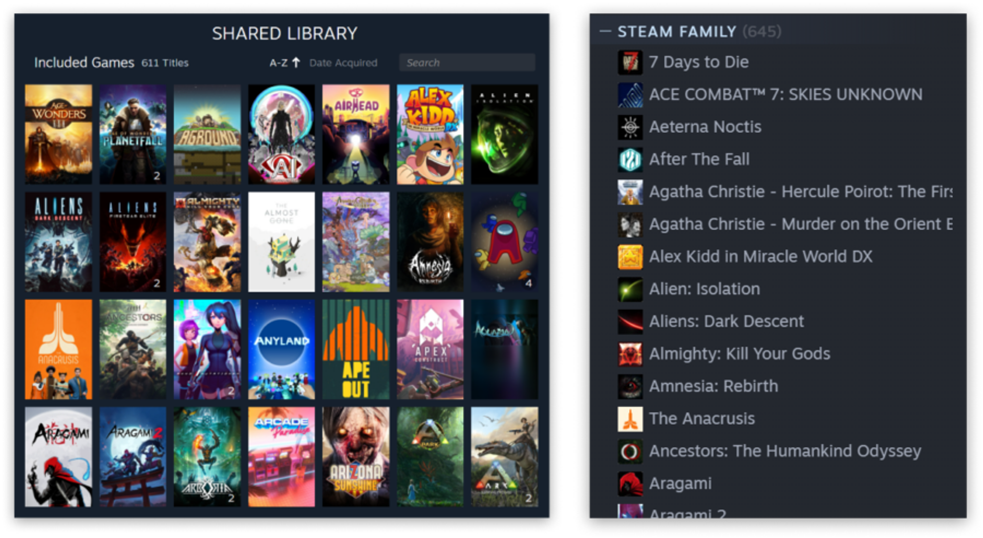 steam family
