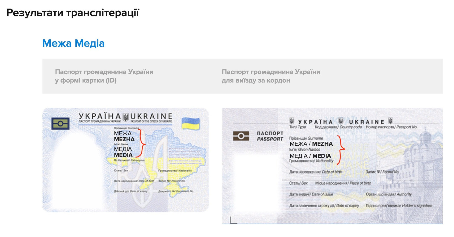 транслітерація