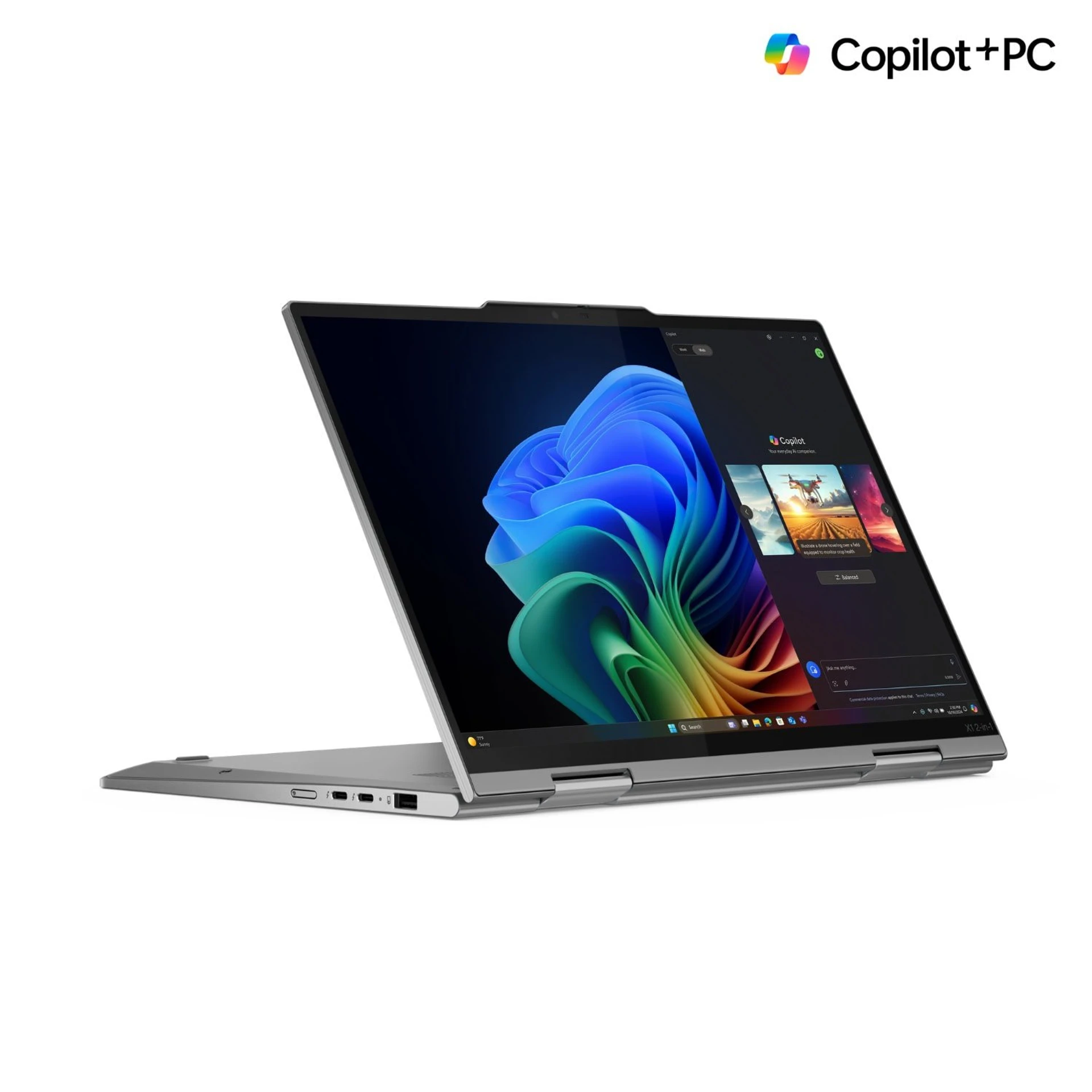 07_ThinkPad_X1_2_in_1_10_Luna_grey_WWANHapticPadCopilotPlus_Front_facing_right 3