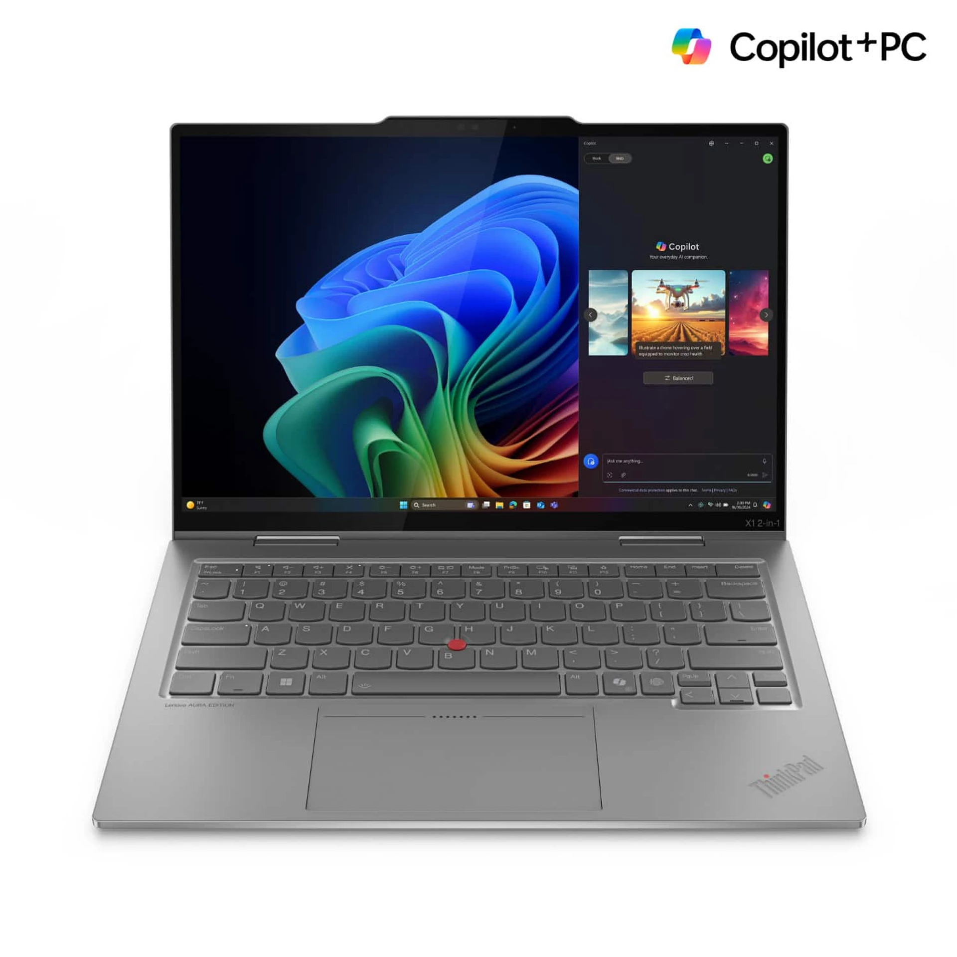 07_ThinkPad_X1_2_in_1_10_Luna_grey_WWANHapticPadCopilotPlus_Front_facing_right 2