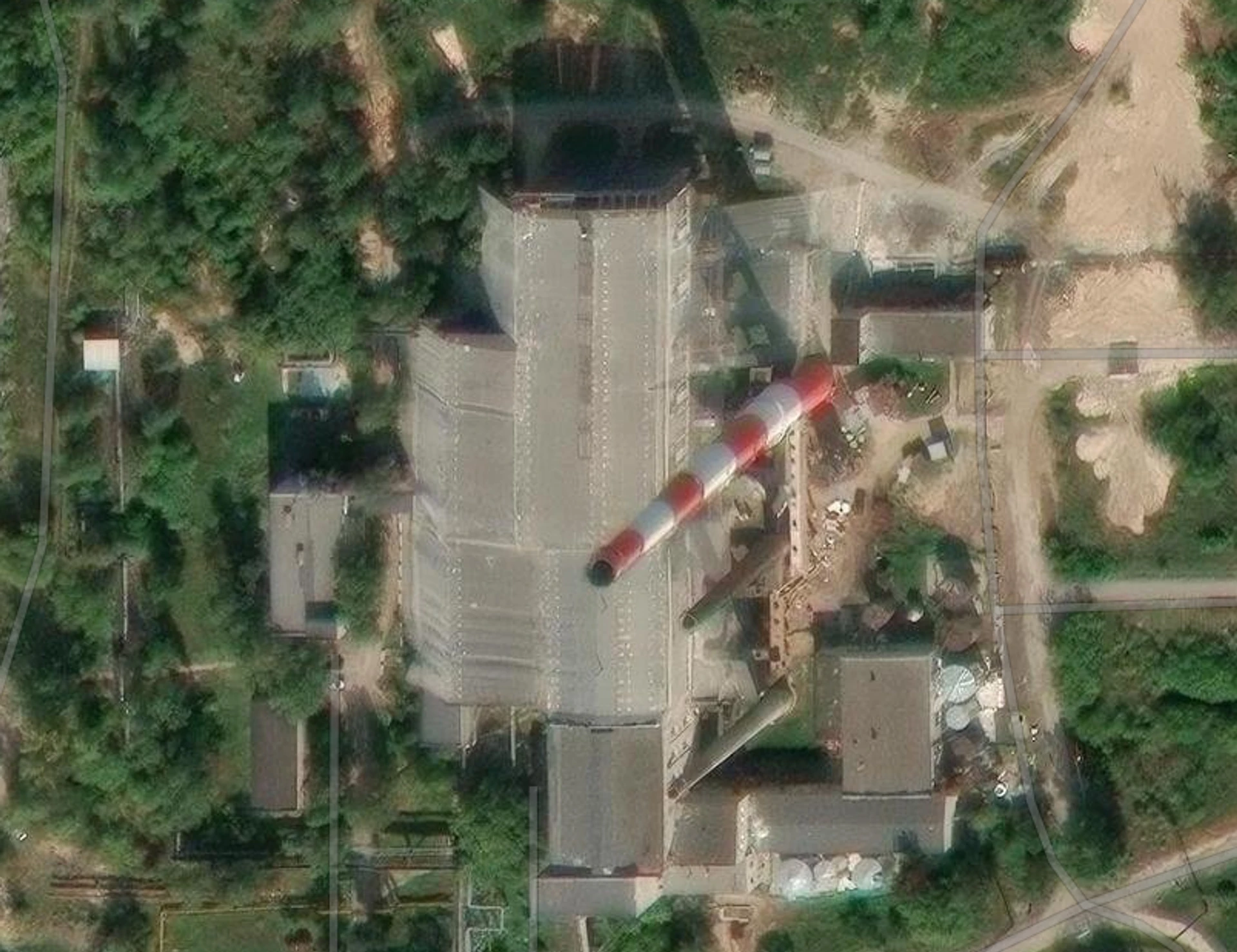 Геолоковані захисні сітки на російському об’єкті