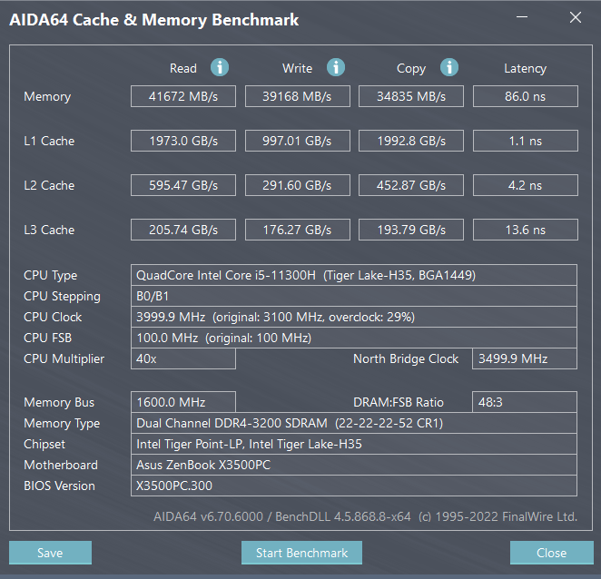 ASUS Vivobook Pro 15 OLED aida64_memory_benchmark