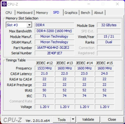 ASUS ProArt Studiobook Pro 16 OLED cpu-z-4
