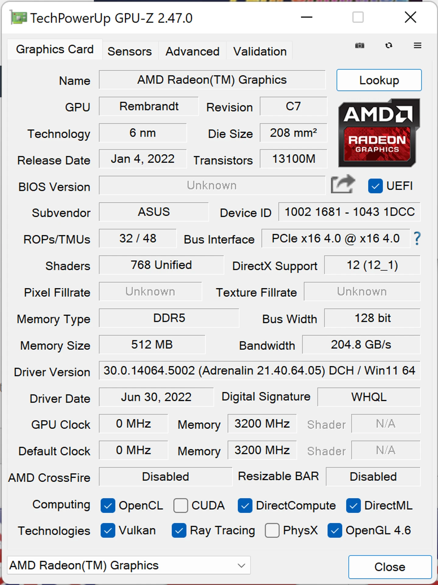 ASUS ROG Zephyrus G14 gpu-z-1