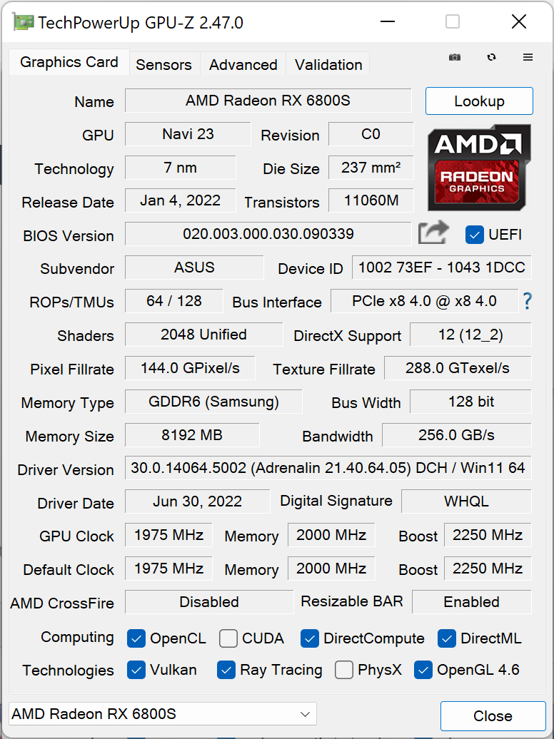 ASUS ROG Zephyrus G14 gpu-z-2