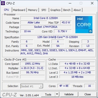 ASUS MiniPC PN64 cpu-z 1_1