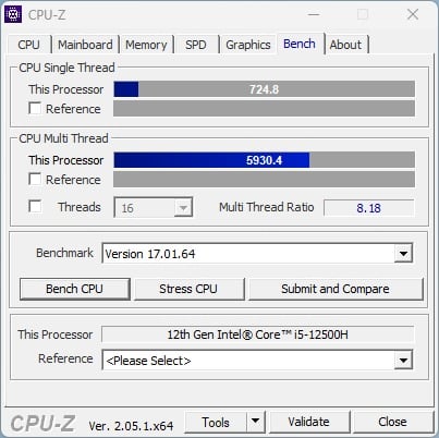 ASUS MiniPC PN64 cpu-z 6_1