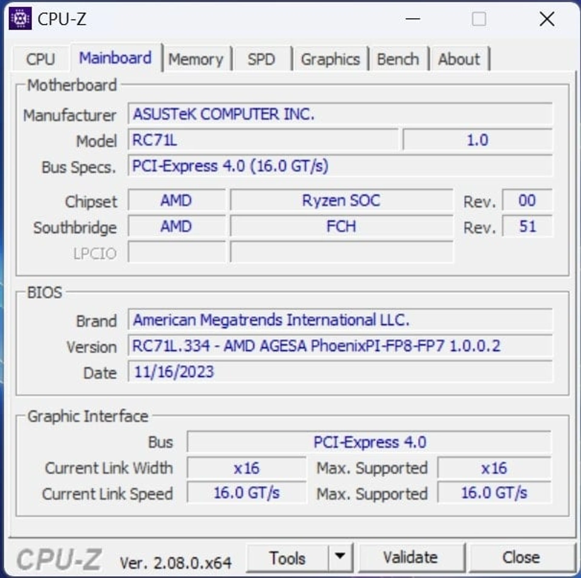 ASUS ROG Ally cpu-z 2_1