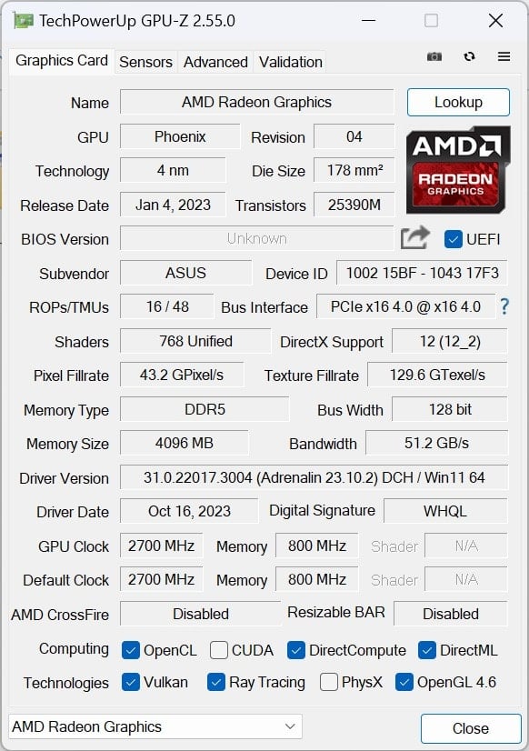 ASUS ROG Ally gpu-z_1