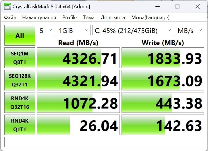 ASUS ROG Ally crystaldiskmark_1