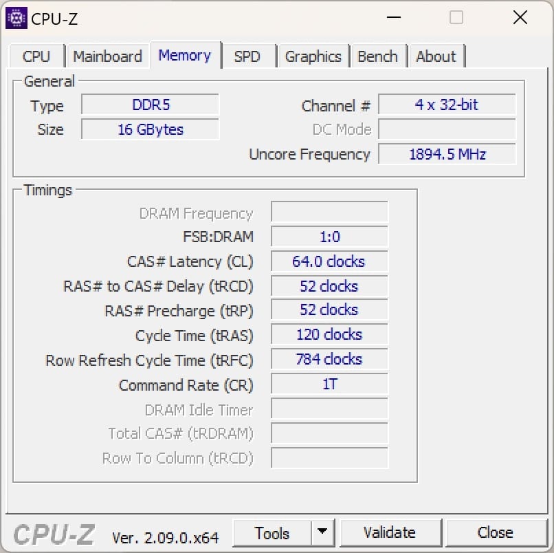 ASUS Vivobook S 16 OLED CPU-Z 3_1