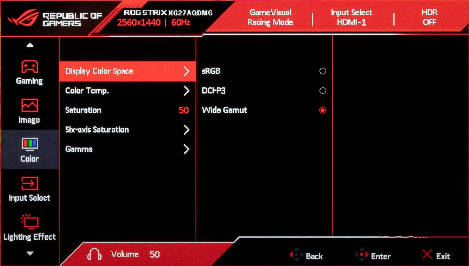ASUS ROG Strix OLED XG27AQDMG 35
