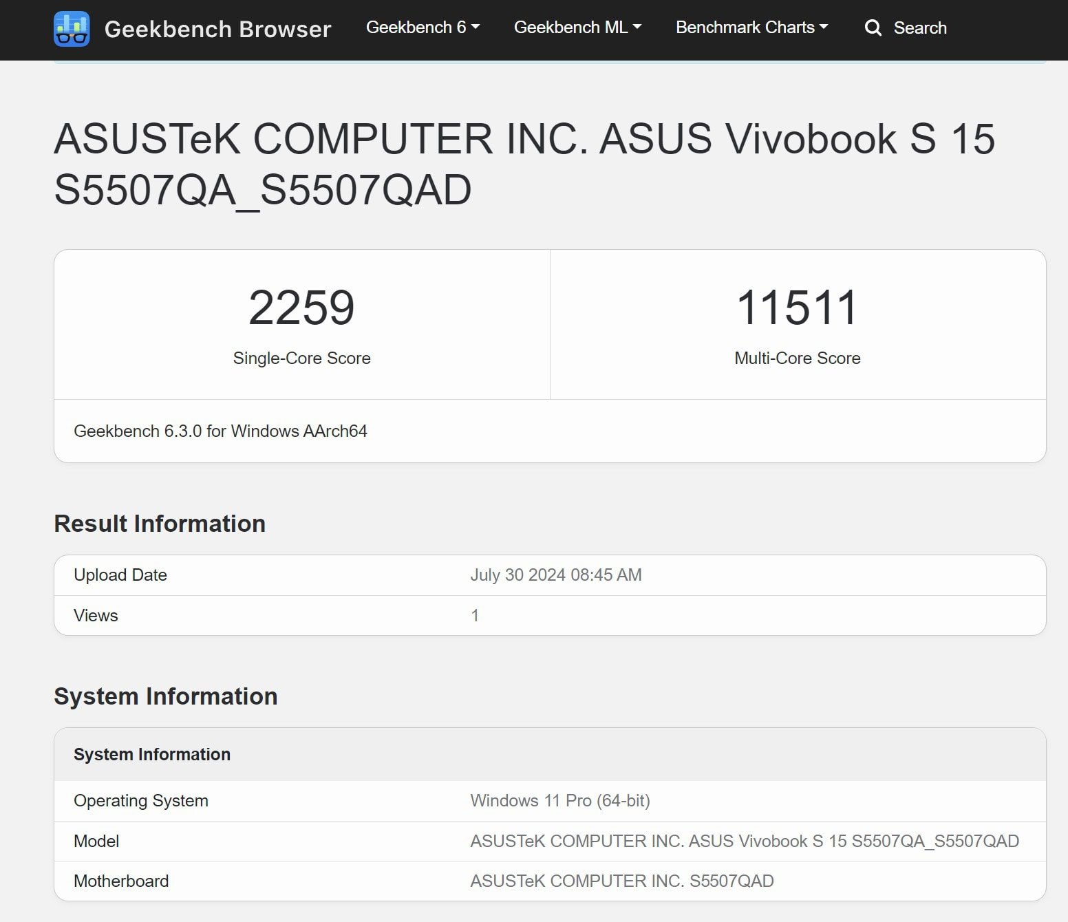 ASUS_Vivobook_S15_Geekbench_1