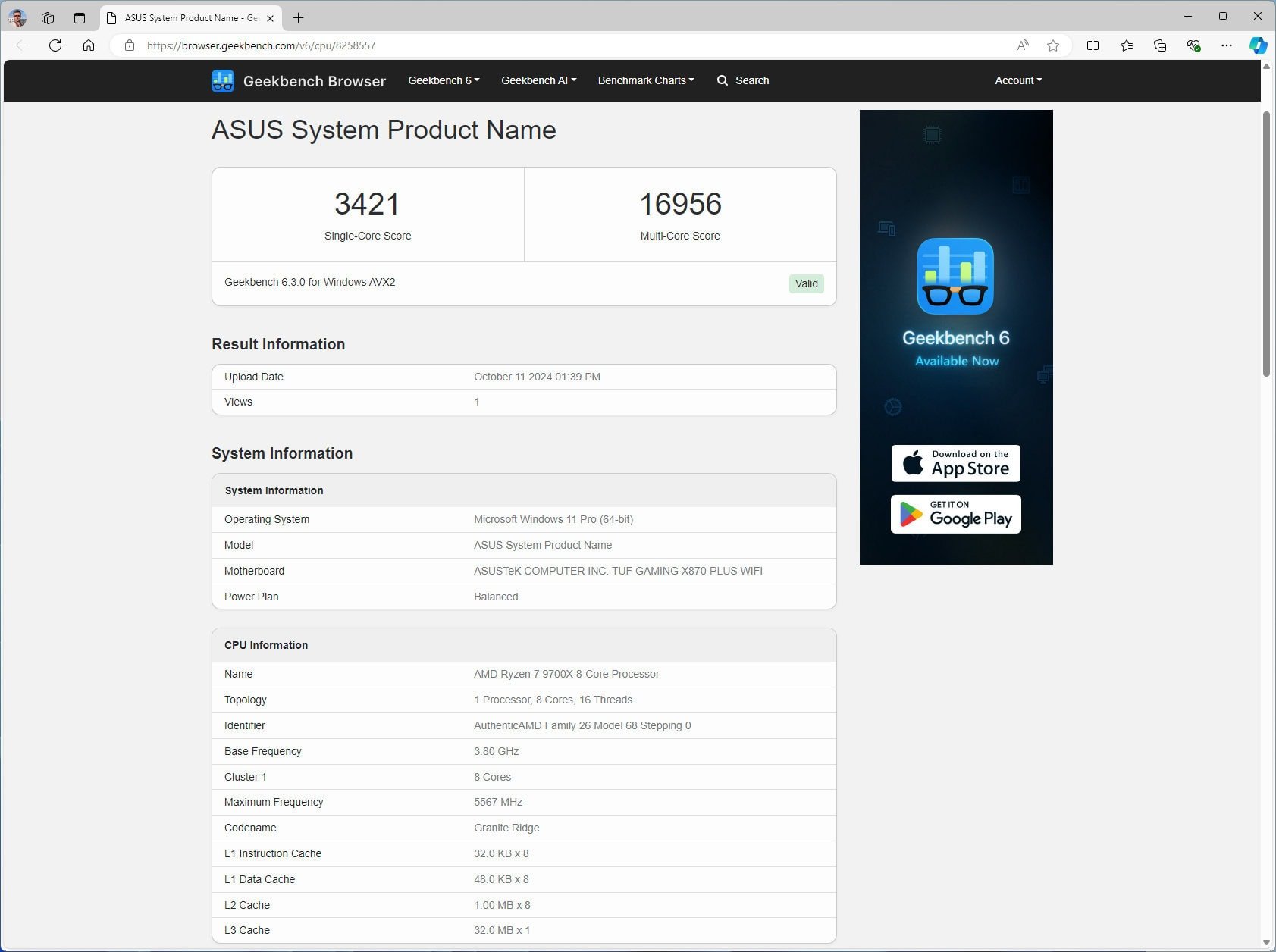 ASUS-TUF-GAMING-X870-PLUS-WIFI_Geekbench_CPU