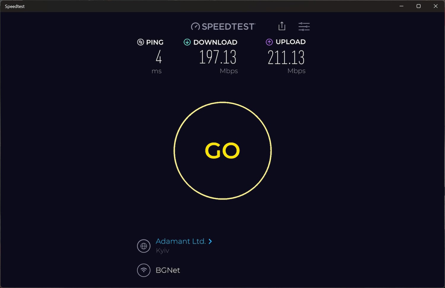 ASUS RT-BE88U speedtest 2 2,4 1