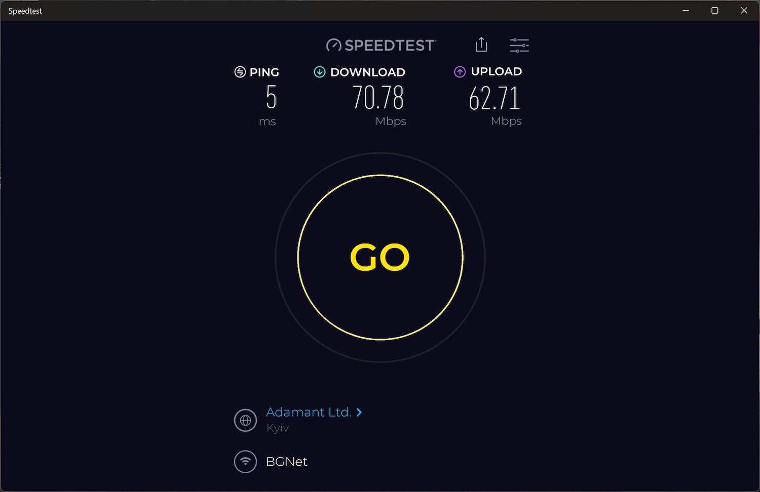 ASUS RT-BE88U speedtest 4 2,4 3