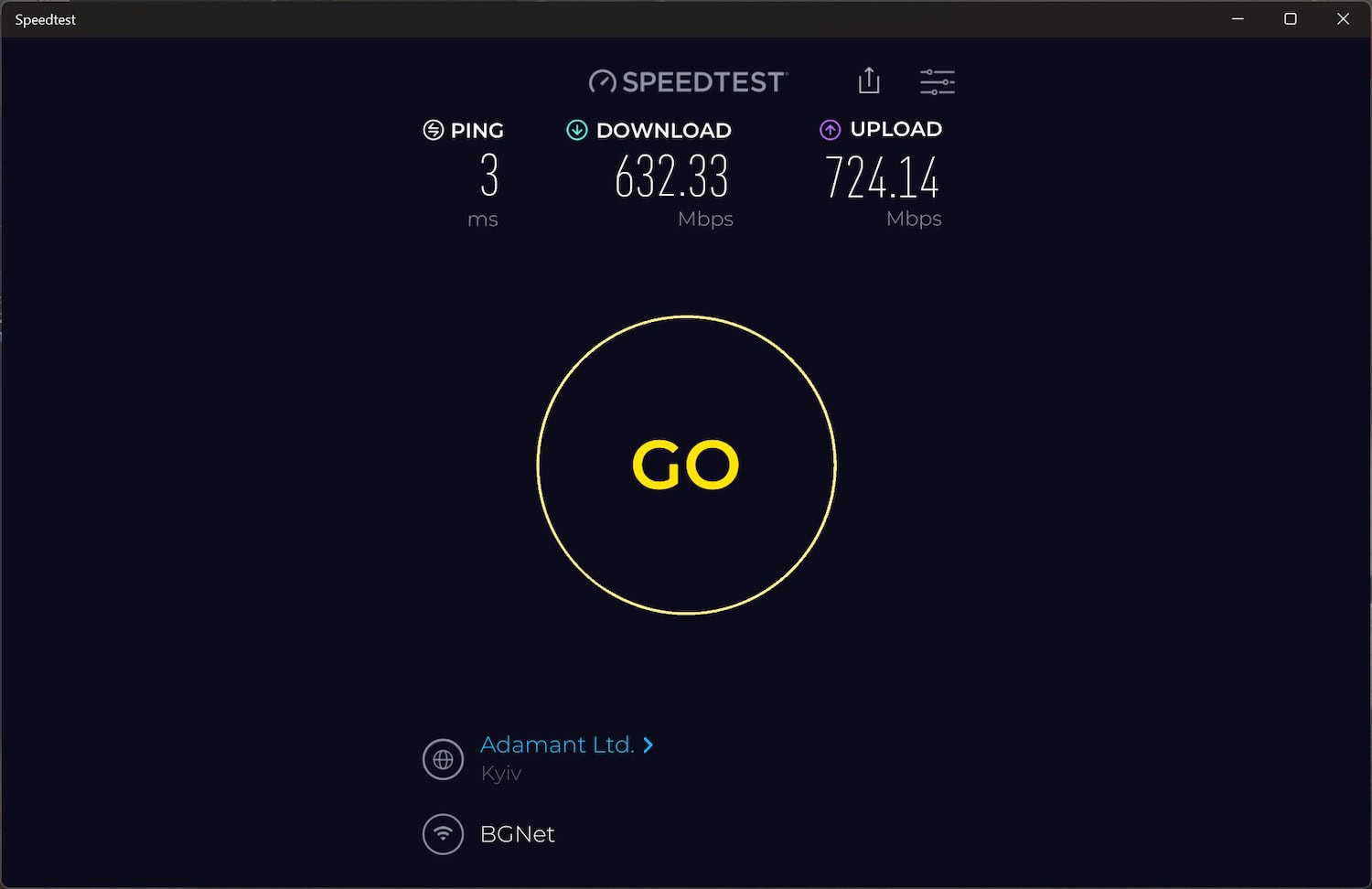 ASUS RT-BE88U speedtest 5 5 1