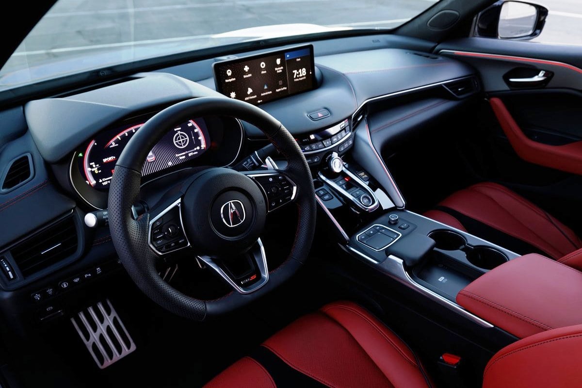 Acura TLX inside