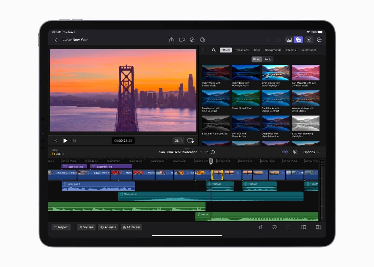 Apple-iPad-Final-Cut-Pro-animated-patterns