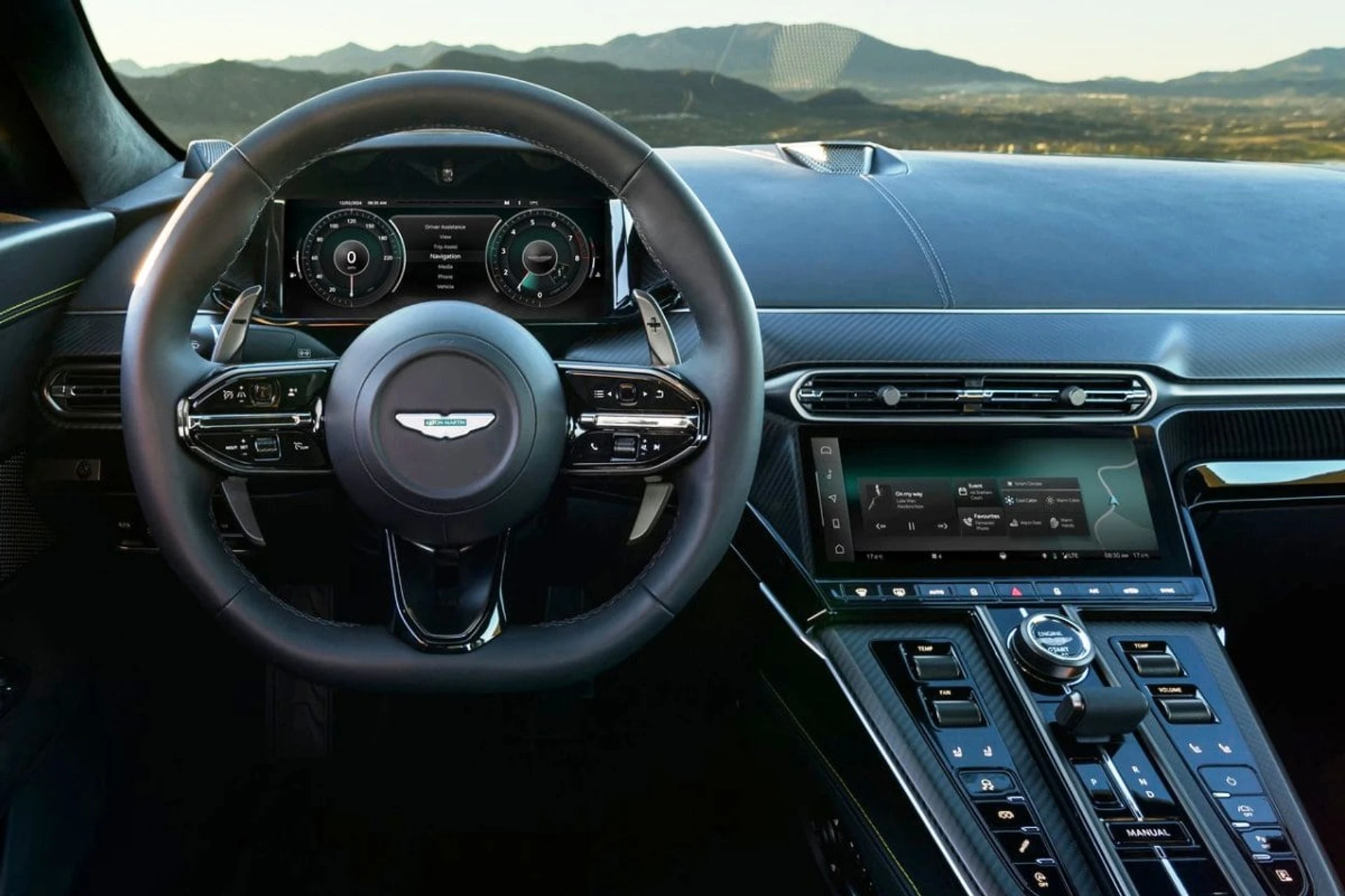 Aston Martin Vantage inside 2025